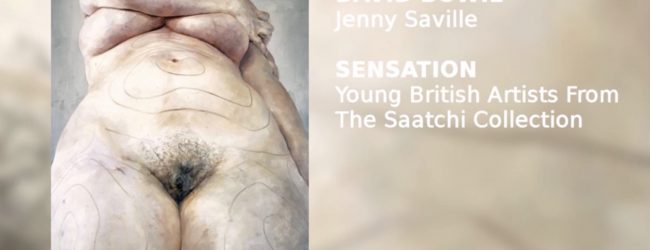 David Bowie narrates the audio tour of the Brooklyn Museum of Art’s presentation of SENSATION – JENNY SAVILLE Plan (1993)