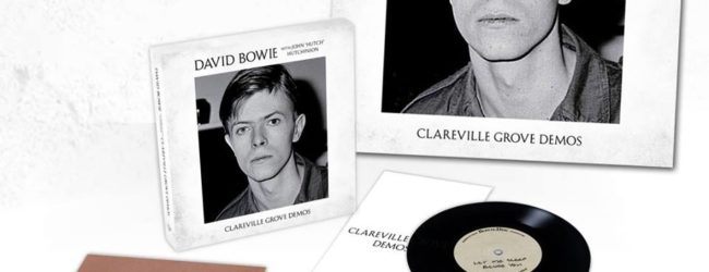 Early David Bowie demos recorded in 1969 are being released in a new 3×7″ box set called Clareville Grove Demos, out this Spring via Parlophone