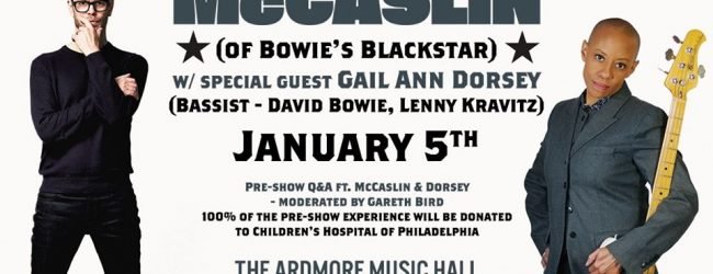 Philly Loves Bowie 2020, Donny McCaslin to play live with special guest Gail Ann Dorsey plus pre-show Q&A!