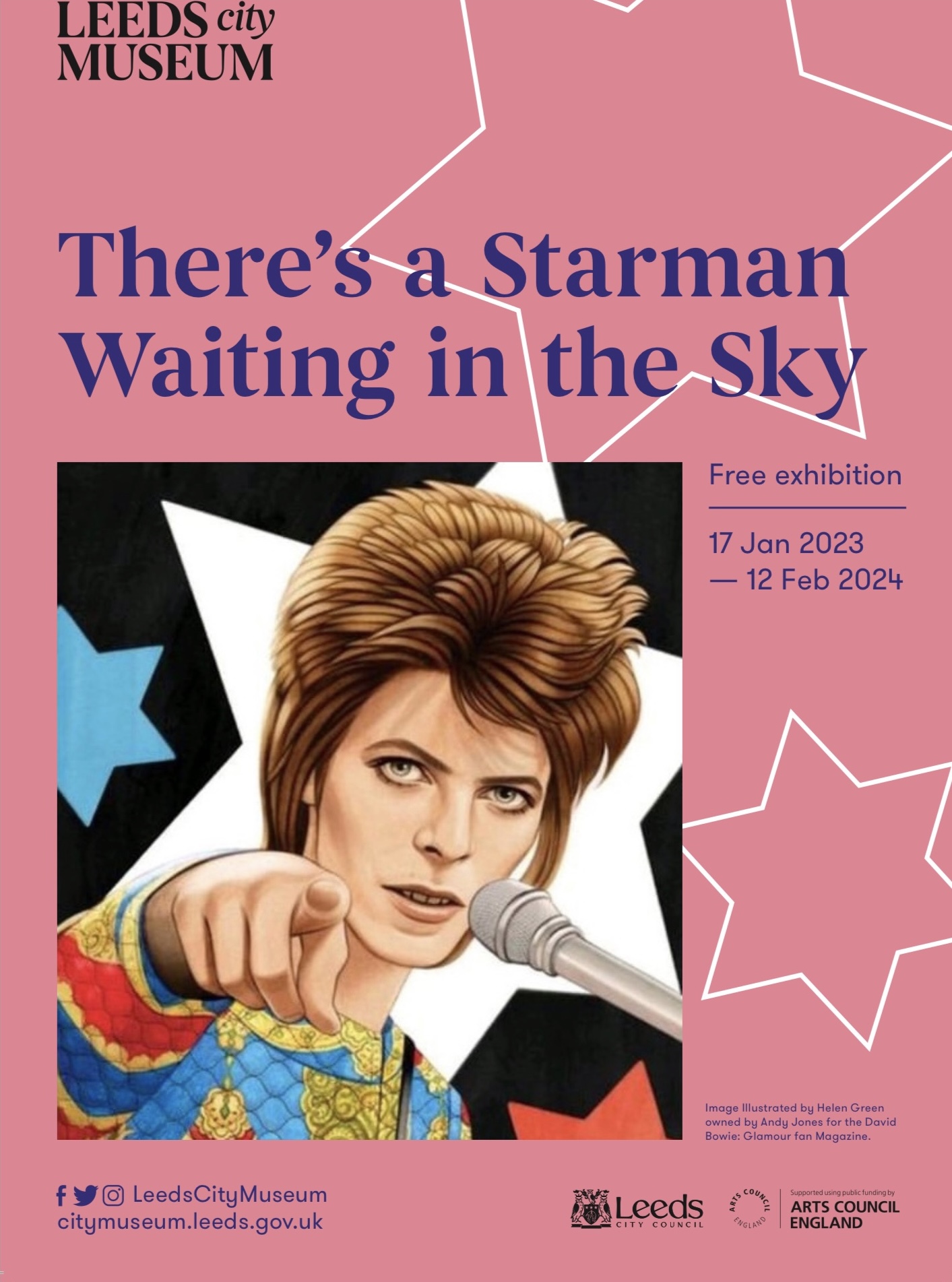 David Bowie Exhibition Poster